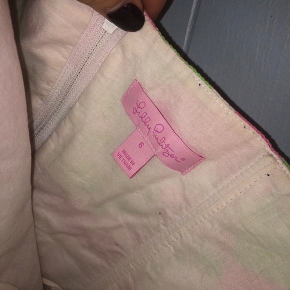 Strapless Lilly Pulitzer, Size 6 - Picture 3 of 3